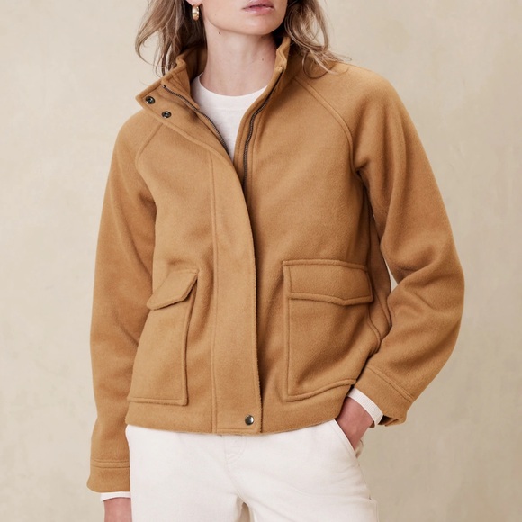 Banana Republic Factory Brushed Short Jacket - Picture 2 of 9